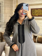 Jellaba Chic en Tuid – Élégance & Chaleur pour l’Hiver