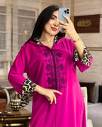 Jellaba Moderne Dégradé Style Tigre – REF 0745