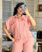 Ensemble Chemise & Pantalon en Lelan – REF 0321